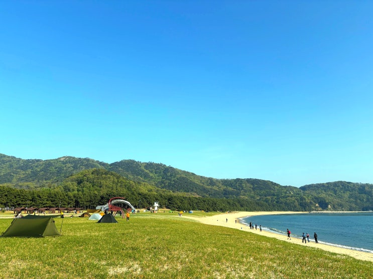  인천 덕적도 섬여행 1박2일 가족 백패킹 (서포리 해변에서 바다를 만끽하며~)