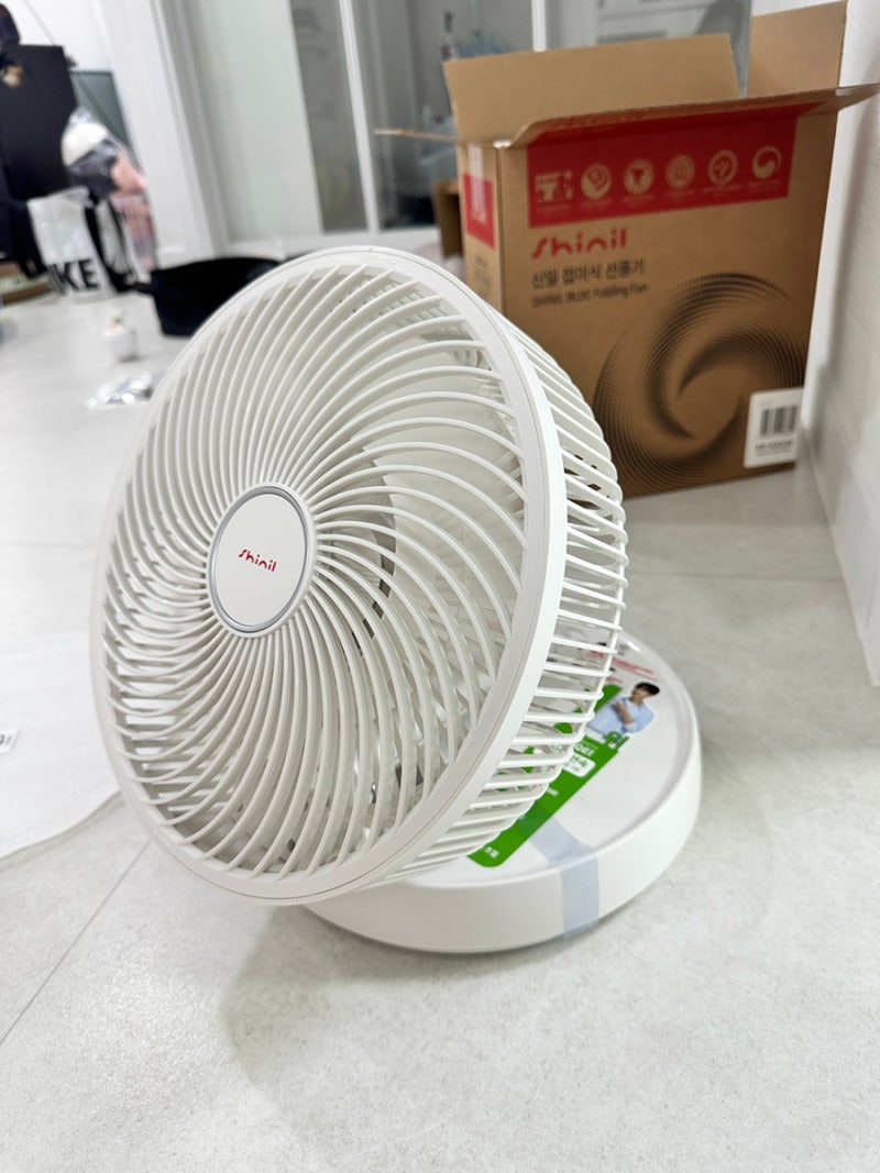신일 무선 BLDC 선풍기 폴딩팬 후기｜25cm 접이식 선풍기 직접 써본 장단점