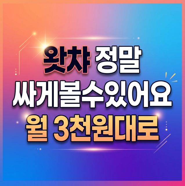  왓챠 가격 할인 완벽하게 되는 법, 파티장 파티원 차이까지 분석