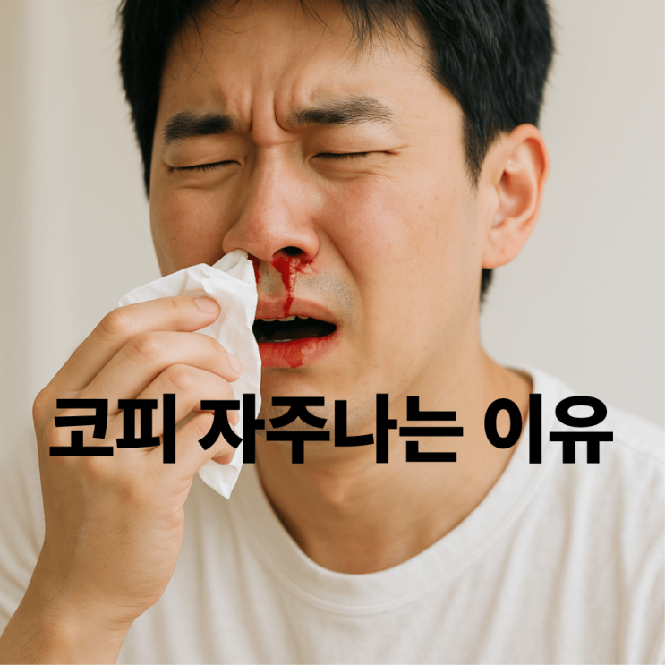  코피가 며칠째 멈추지 않는다면? 단순 증상으로 넘기면 안 되는 이유