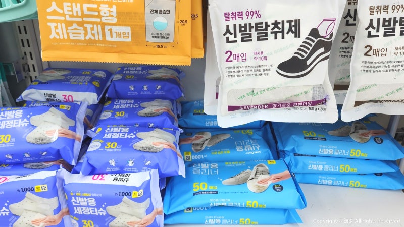 다이소 신발 탈취제 종류 및 신발 클리너, 제습제 활용법까지