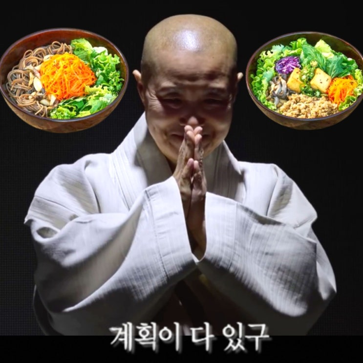  샐러디 선재스님 콜라보 메뉴 2종 솔직 후기 (당근국수, 비빔밥)