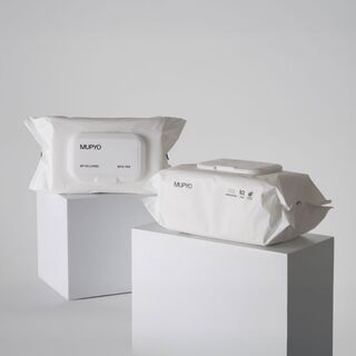  무표 물티슈 82평량 70매 20팩 - 도톰한 대용량 구성