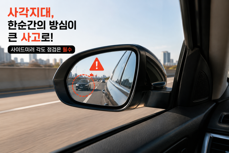 사이드미러 각도 맞추는법과 보조거울 활용 고장 수리 비용 정리