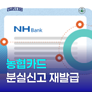 농협카드 분실 신고 재발급 방법 알아볼게요.