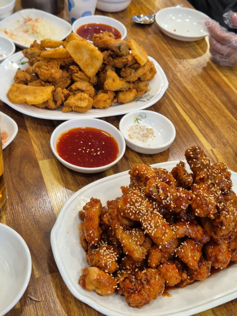부산대 치킨 맛집 뉴숯불통닭 웨이팅 치맥후기
