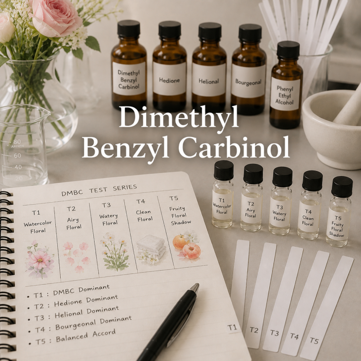 Dimethyl Benzyl Carbinol / 수채화처럼 번지는 플로럴 실험