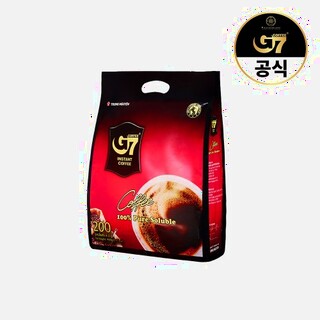  G7커피 퓨어블랙 스틱커피 2g 200개입 - 강렬한 베트남 블랙