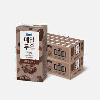  매일두유 초콜릿 190ml 48팩 - 든든한 간식 대용