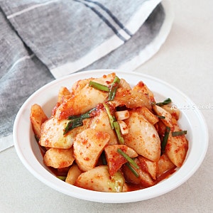 충무김밥용 무김치 무우석박지 만들기