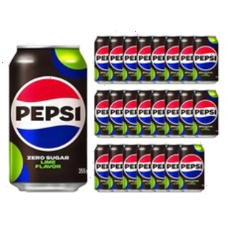  펩시 콜라 제로슈가 라임향 355ml 24개 - 청량한 라임향 더한 무설탕 탄산