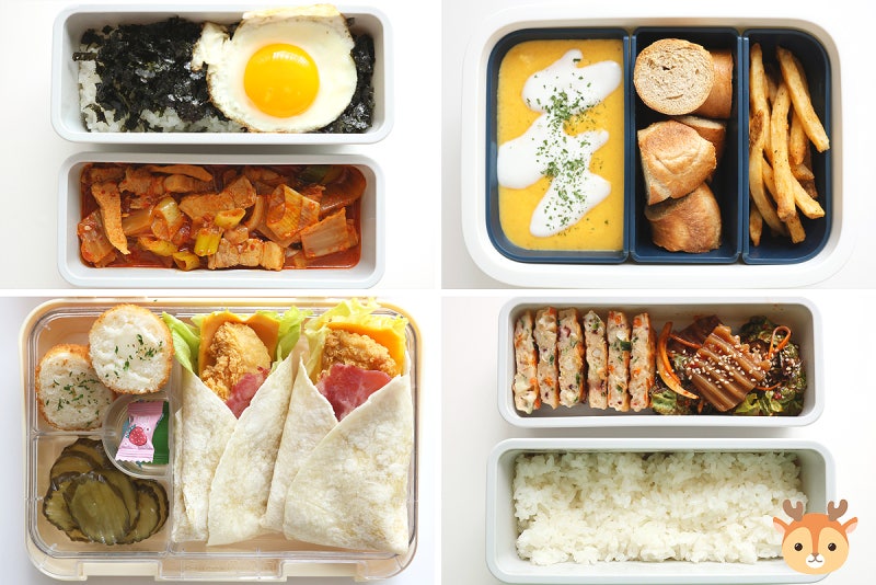 아침 간단한 도시락요리로 일주일 직장인 도시락 싸기 간편 남편도시락 메뉴 추천