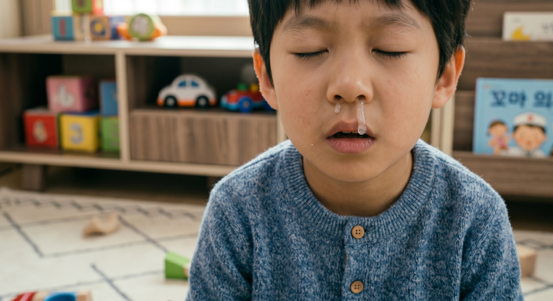 찬바람만 불면 맑은 콧물 줄줄, 소아비염 한약 치료로 면역력까지 잡으세요 (한방안이비인후피부과 전문의)