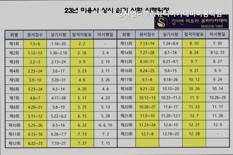 김시언미주아뷰티아카데미미용학원 사진 2