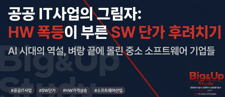  [5월18일 IT뉴스] HW 가격 폭등으로 SW 단가 후려치기, 개인정보 과징금 강화