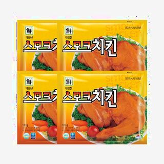  스모크치킨 180g*4개 - 훈제 풍미 가득한 즉석 부드러움