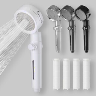  해피달링 온오프 필터 샤워기 - 수압상승 고압 절수 세트