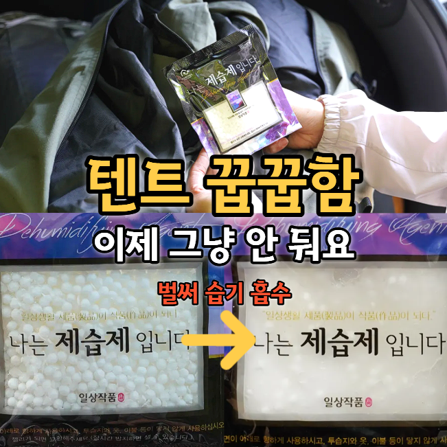  캠핑 제습제 추천 홈트너 슬림 제습제 텐트 보관 후기