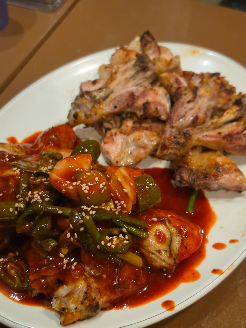 신중동치킨 원조숯불통닭 친구추천 주민맛집