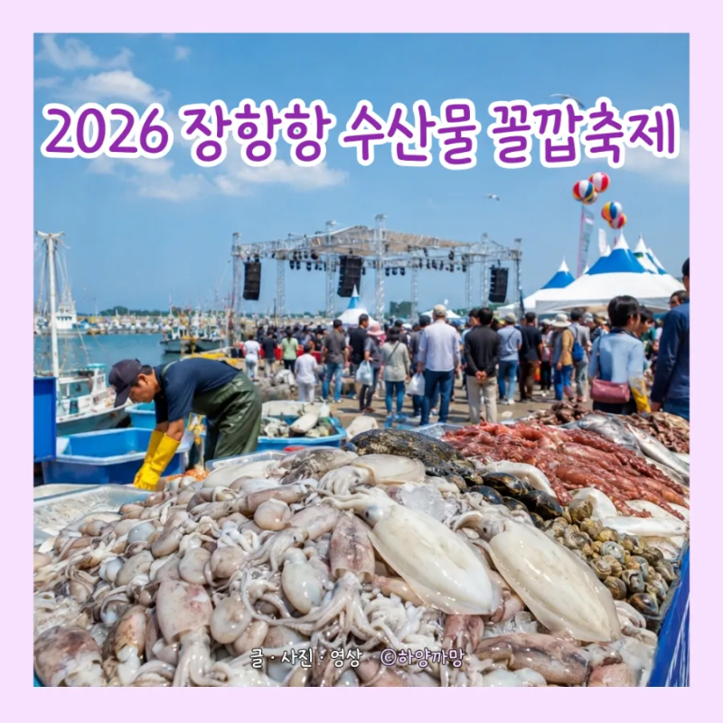 2026 장항항 수산물 꼴갑축제 공연·체험 프로그램 총정리｜불꽃놀이·트로트·꼴갑가요제까....