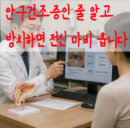 쇼그렌 증후군 단순 안구건조증인 줄 알고 방치하면 전신 마비 옵니다
