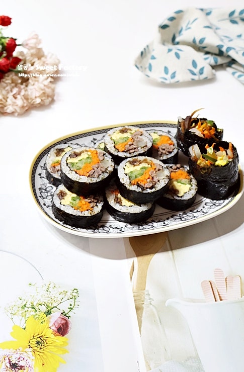 소고기 김밥 만들기 레시피