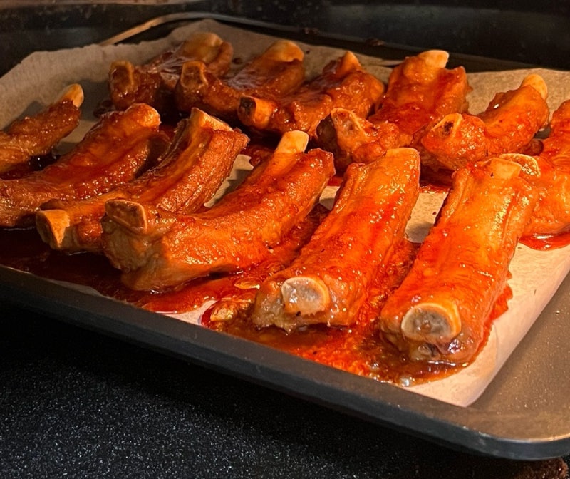 바베큐 폭립 등갈비 레시피 돼지 바베큐 오븐구이 소스 만들기