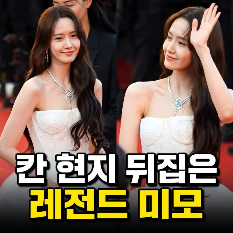 “한국의 미, 다 씹어 먹었다” … [임윤아 칸영화제] 드레스 한 벌로 뒤집힌 프랑스 현지 상....