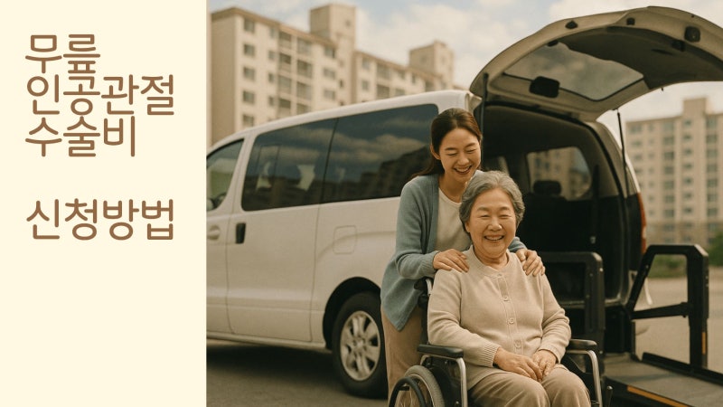 무릎인공관절 수술비 지원금 자격 조건 및 신청방법 총정리