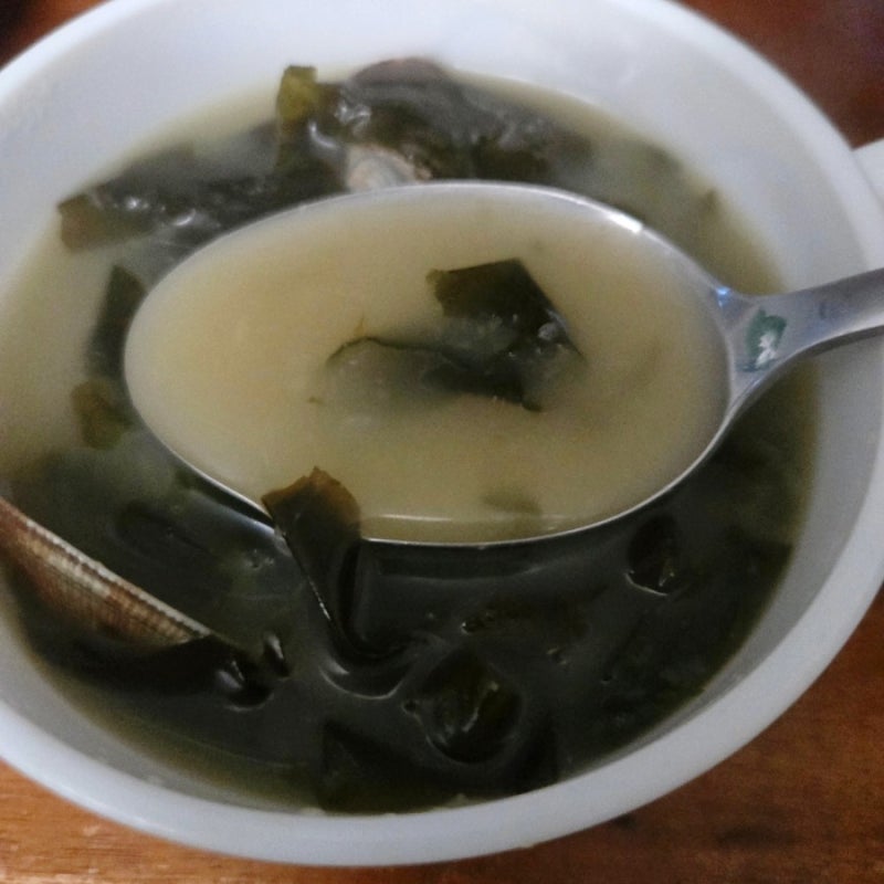 냉동바지락 미역국 맛있게 끓이는법