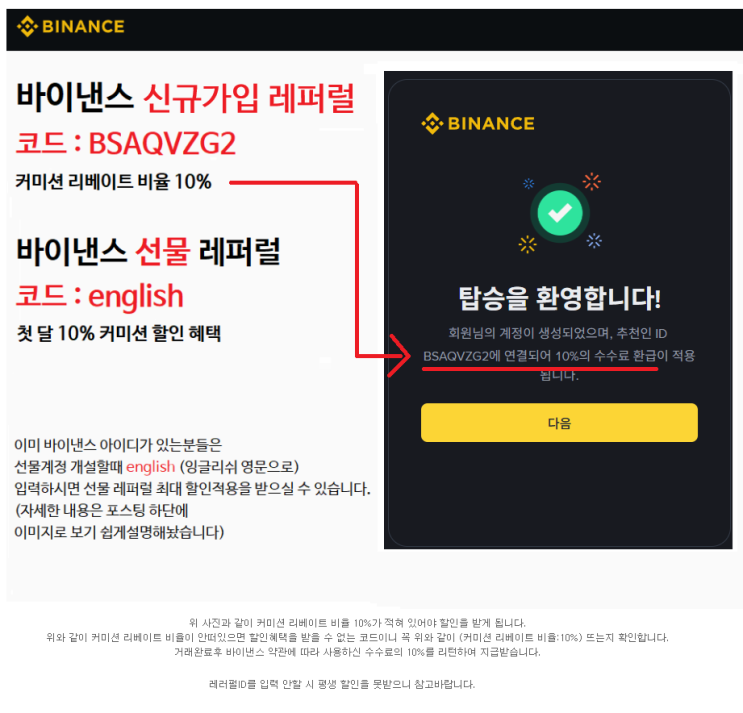  바이낸스 신규가입자 선물할인