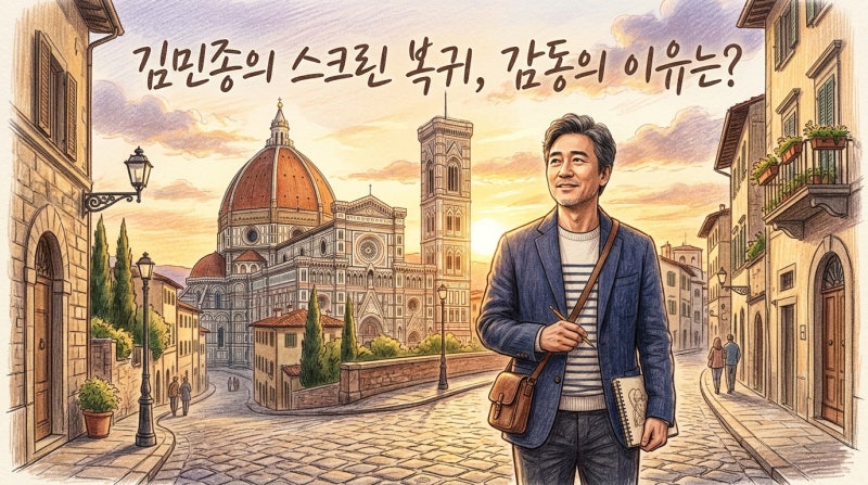 김민종의 스크린 복귀, 감동의 이유는?