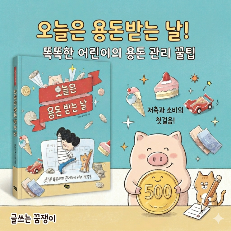  오늘은 용돈 받는 날 | 경제관념과 경제 지식 키워주기 | 교과서 수록 도서 추천 책