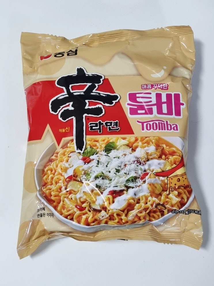  농심 신라면 툼바 봉지라면 매콤한맛 