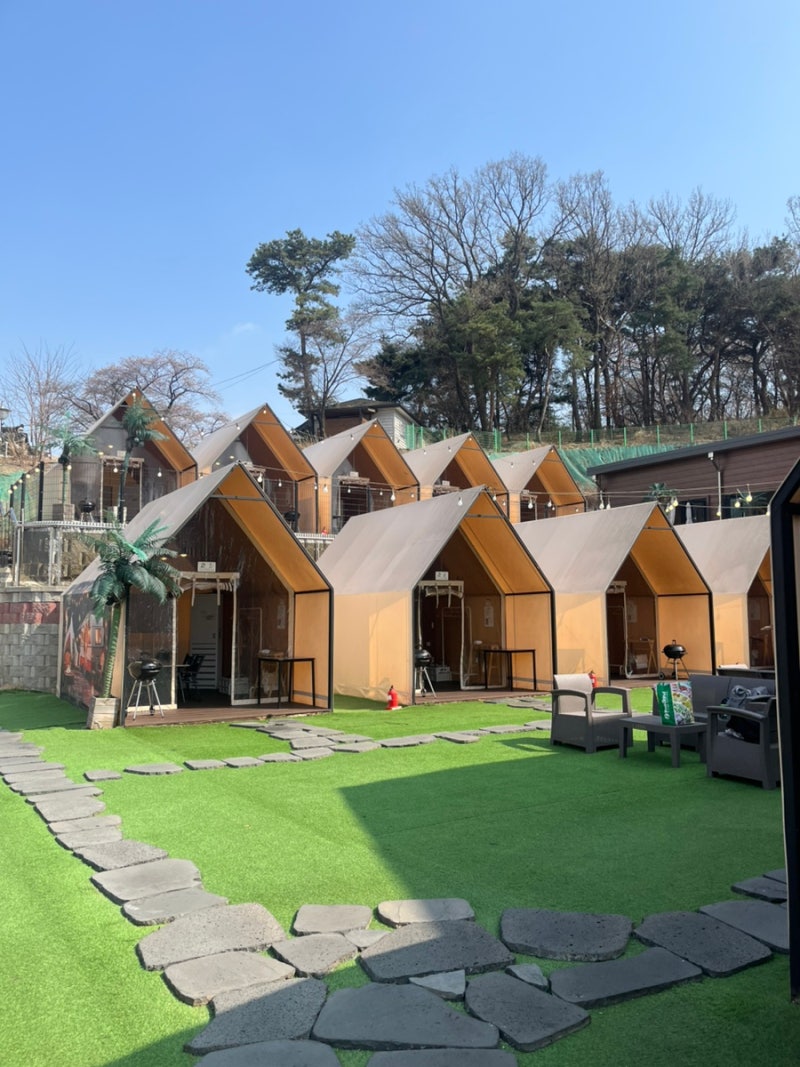 김포 야자수캠핑바베큐 후기, 아이와 가기 좋은 서울 근교 캠핑식당