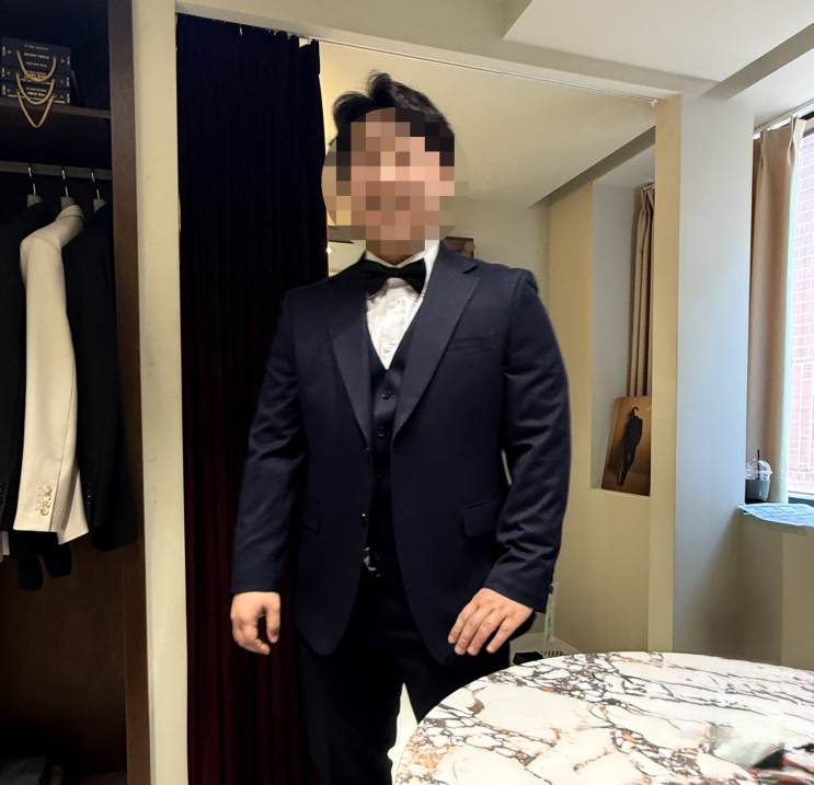  평생 입을 결혼 예복, 로브테일러 도산에서 정장 맞추다