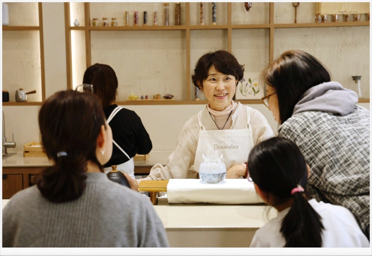  강릉 실내데이트 코스 추천, 드바로티에서 즐기는 꽃차 오마카세와 족욕 힐링