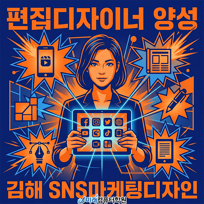  [김해 SNS마케팅디자인] 포토샵부터 인디자인, e-book까지 전액 국비지원으로 한 번에 마스터