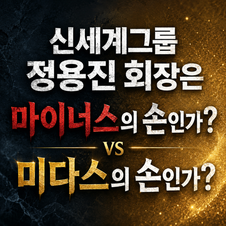  신세계그룹 정용진 회장은 마이너스의 손인가? 미다스의 손인가?