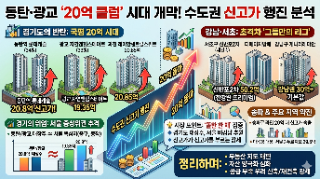  동탄·광교 '20억 클럽' 시대 개막? 수도권 신고가