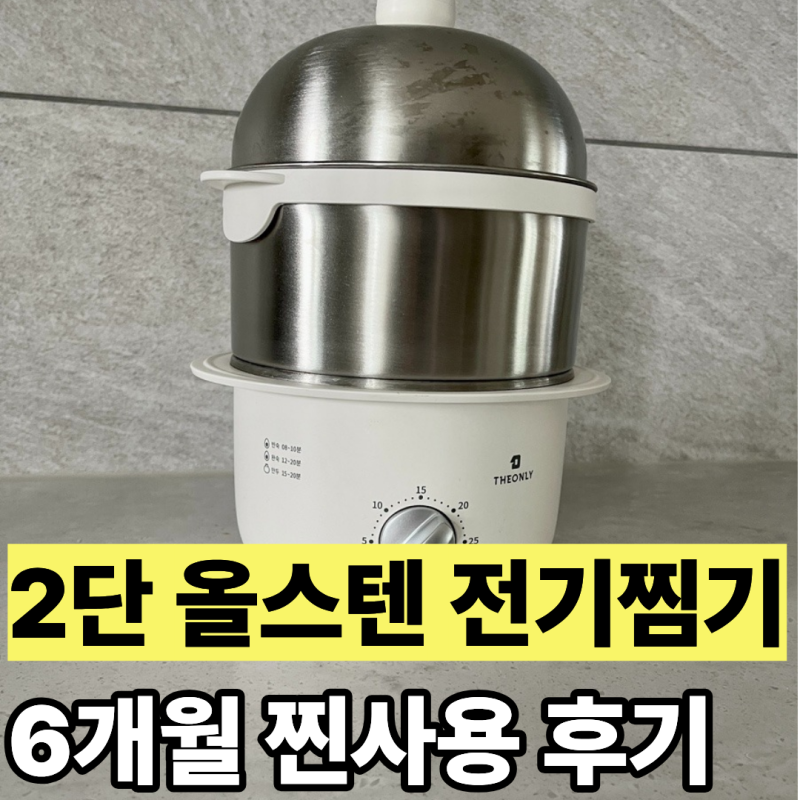 6개월째 매일 쓰는 주방 가전 l 디온리 올스텐 전기 찜기 솔직 후기