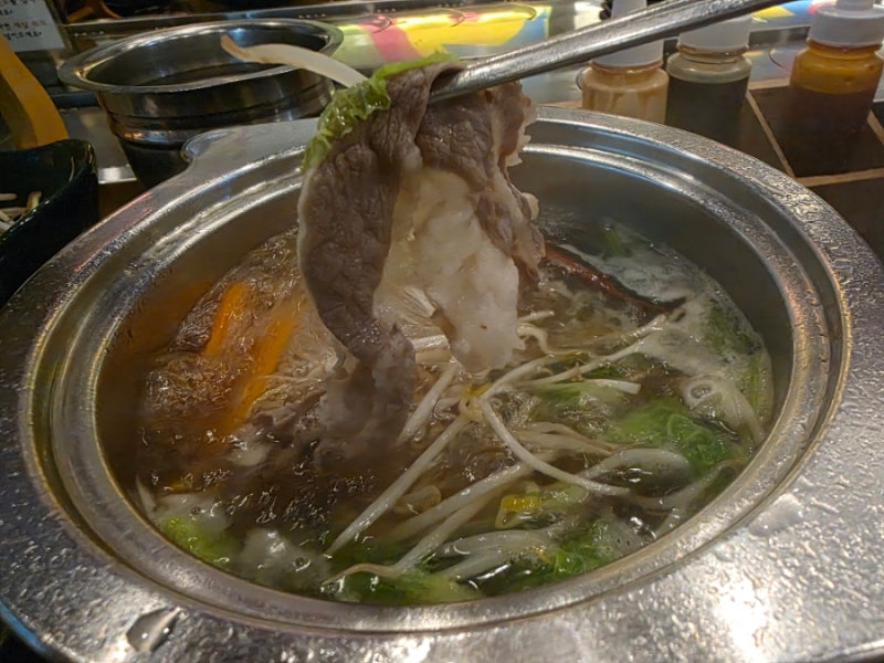 종각 공샤브, 광화문 교보문고 혼밥 샤브샤브 맛집