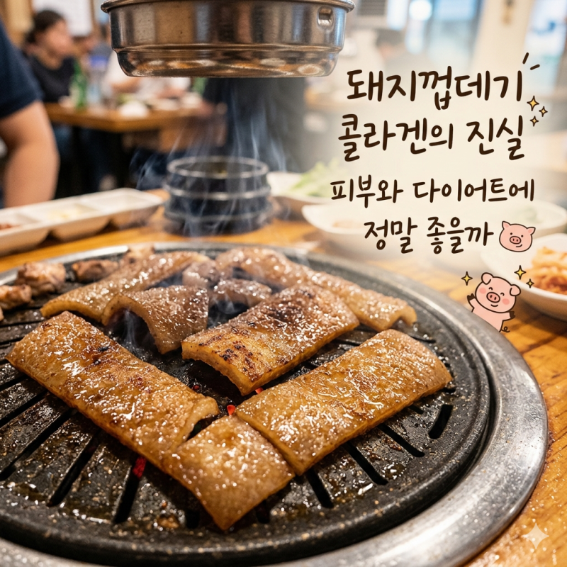 돼지껍데기효능 콜라겐 때문에 찾는 이유 진짜일까