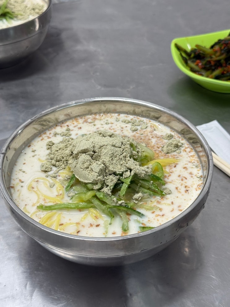 신당 청구역 맛집 점심 혼밥 추천 홍탁목포집 콩국수 비빔국수