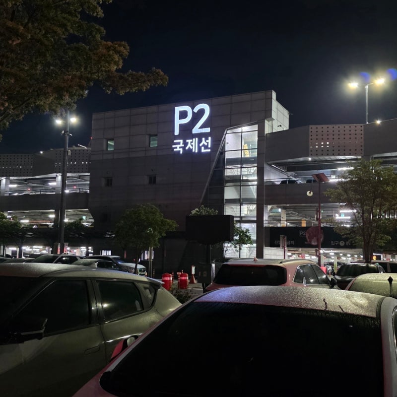 김해공항 주차장 국제선 보조배터리 면세점 인도장