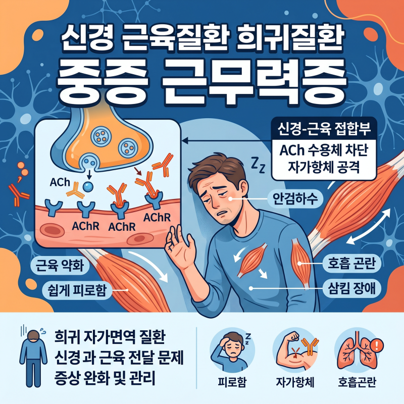 신경 근육질환 희귀질환 중증 근무력증