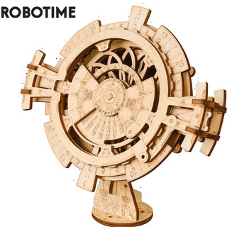  Robotime 영원한 달력 DIY 나무 모델 키트 - 조립하며 만드는 특별한 선물