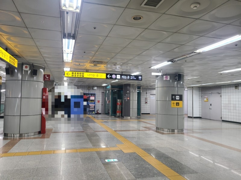 수서역 SRT 타는 곳, 3호선 지하철 연결