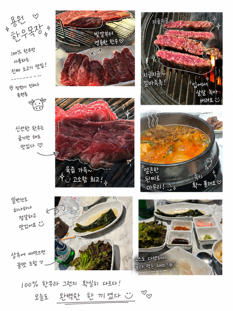 용원소고기 진해용원맛집 한우목장