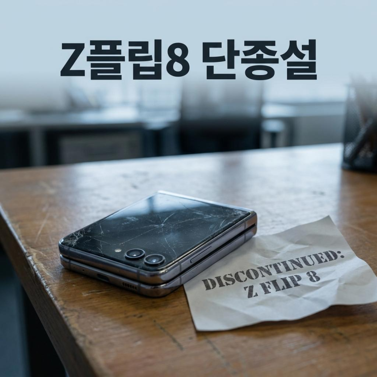  갤럭시  Z플립8 폴더블폰 단종설 루머 진위 여부 및 정리